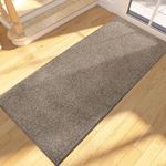 FCSDETAIL Dirt Trapper Indoor Door Mat 60 x 150 cm, Machine Washable Entrance Rug, Dog Doormat, Non-slip Inside Runner Rug for Hallway, Entryway, Kitchen