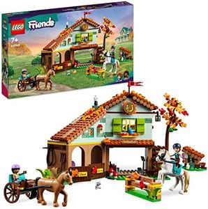 LEGO Friends L’Écurie d’Autumn - Jouet avec Chevaux, Carrosse et Accessoires d'Équitation - pour Les Amoureux des Animaux de Ferme, Cadeau pour Garçons, Filles et Enfants Dès 7 Ans 41745