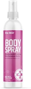 Pet MD Body Spray for Dogs & Cats, Deodorizing Dog Perfume Eliminates Odor, Long-Lasting Pet Cologne Spray for Dogs, Sweet Pea & Vanilla Scent