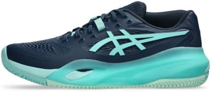ASICS Men's Gel-Resolution X Clay Tennis Shoes, 11, Night Sky/Illuminate Mint