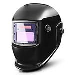 DEKOPRO Auto Darkening Solar Welding Helmet ARC TIG MIG Weld Welder Lens Grinding Mask New Black Design