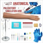 Phlebotomy IV Venipuncture Injection Blood Draw Practice Kit for Nurses and Other Healthcare Professionals