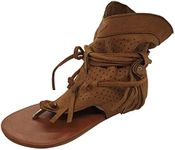 DFEK Women's Comfy Flat Sandals Slippers Roman Back Strap Flip Flops Open Toe Casual Beach Sandals Flat Beach Shoes Elastic Ladies's Fashion slides Slides High Chunky Heel Buckle Ankle Strap Sandals