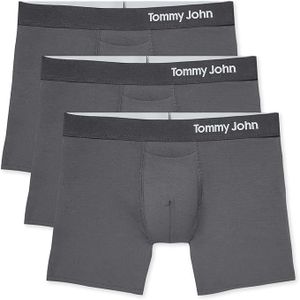 Tommy John Men's Supima Cool Cotton 4" Trunk Underwear, (3-Pack), X-Large