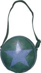 Scott Pilgrim vs. The World Ramona Flowers Star Circle Messenger Bag (Hunter Green/Navy)