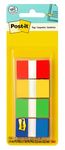 Post-it Flags, 1" x 1.7", 160 Flags with 2 Dispensers, Red, Blue, Green, Yellow