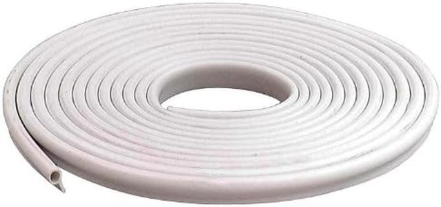 M-D Building Products 78394 1/2-Inch by 17-Feet Vinyl Gasket Weatherstrip, White