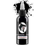 Super Black Shark DLD Professional Tattoo Ink Eternal Vivid Tribal Shadow Ink Vegetarian Friendly Tattoo Supplies Body Painting(4oz120ML) 1Bottle.