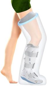 Adult Long Leg Cast Cover Waterproof Shower Bandage and Cast Protector for Shower & Bath Full Size Watertight Protection to Foot Knee Ankle Wound (43.5209.8)