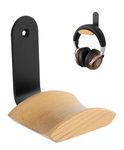 Headphone Hook Holder Hanger Mount,Headset Stand Hook Wall Mount Beech Wood Headphone Holder for Audio,Studio &PC Gaming Headphones (Beech)