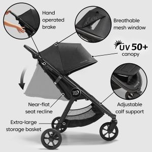 Baby Jogger City Mini GT2 Stroller – All-Terrain, Compact Fold