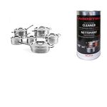 Lagostina 12pc Stainless Steel Cookware Set with Lagostina Stainless Steel/Copper Cleaner