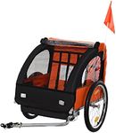 Aosom 2-Seat Child Bike Trailer for