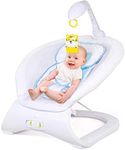 LAVNIK Electric Newborn Baby Rocking Chair/Cradle Toys/Sleeping Recliner with Intelligent Music Soothing Portable Swing, Comfort Vibration Box That Can Be Used from The Beginning