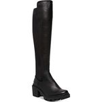 Steve Madden Women's Rino Boot Casual, Black Leather, Size 6.0 US / 4 UK US