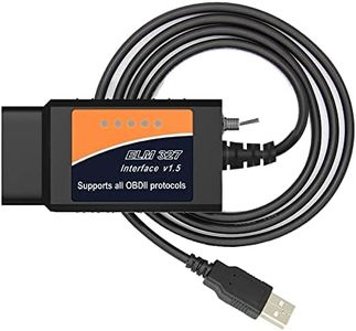 ELM327 USB OBD2 Adapter for F150 F250 Car and Light Truck, ELMconfig Scanner with MS CAN/HS CAN Switch, Diagnosis on Windows with V1.5 PIC18F25K80 Chip