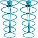 CampTeck U6606 No Tie Shoe Laces Elastic Shoelaces with Locking System - Turquoise - 1 Pair