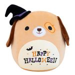 Xfrog Halloween Stuffed Animal 10" Soft Plush Toy Dog Plushies Pillow Happy Halloween Dog Plush Toys Gifts for Kids Girls Boys 25CM