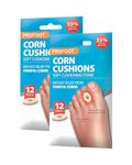 Profoot Corn Cushions provides instant relief from pain caused by Corns or calluses soft cushioning foam- 2 Pack (24 Cushions)