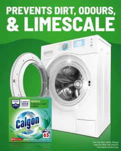 Calgon Washing Machine Cleaner Tablets – 65 Count