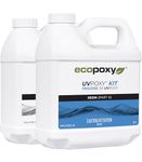 EcoPoxy UVPoxy Coating & Art Epoxy Resin Kit - 4L / 1.06 Gal: Fast-curing, UV/Yellowing Resistant, Water-Clear, Bio-Based Resin | Self-leveling, High-Gloss Decorative Countertop & Crafts