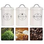 Kitchen Canisters Set of 3 - Coffee