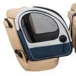 PetSafe Happy Ride Collapsible Dog Travel Crate - Aluminum Frame, Mesh Windows - Medium - Grey