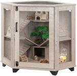 unipaws Chinchillas Cage with Ramp,