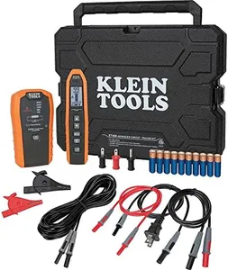 Klein Tools ET450 Advanced Circuit Breaker Finder and Wire Tracer Kit for Energized and Non-Energized Breakers, Fuses, and Wires