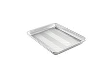 Nordic Ware Prism Quarter Sheet, Aluminium Baking Sheet with Improved Airflow, Premium Bakeware Made in The USA, Silver,L: 12.1" x W: 8.8" x H: 1.1"