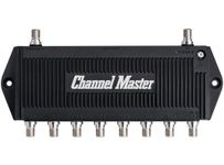 Channel Master TV Antenna Distribution Amplifier, TV Antenna Signal Booster with 8 Outputs for Connecting Antenna TV to Multiple Televisions (CM-3428),Black