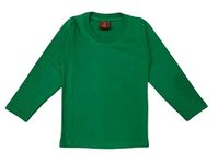 Baba & Baby full sleeves cotton round neck solid t-shirt for boys and girls (15 Years-16 Years, Green)