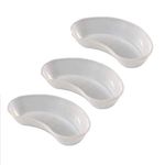 Raindrop World Disposable Plastic Kidney Tray White 3 Pcs.(10 inch)