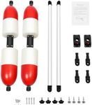 Gbonklong 2 PCS Marine Boat Kayak Canoe PVC Outrigger Arms Stabilizer System Stand-up Assistance Avoid Capsizing, Fishing Sidekick Kit Kayak Stabilizers for Most Kayaks and Canoes, Fishing Boats