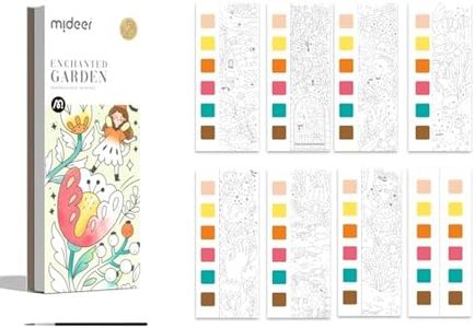 MiDeer Water Coloring Books for Kids Ages 4-8,Pocket Watercolor Painting Book Kit for Toddlers