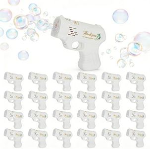 24 Pack White Bubble Guns for Wedding, Automatic Wedding Bubble Guns Bulk