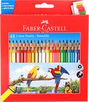 Faber-Castell 48 Triangular Colour Pencils|Multicolor