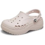 Crocs Women's Baya Platform Clog Barely Pink 3 Women