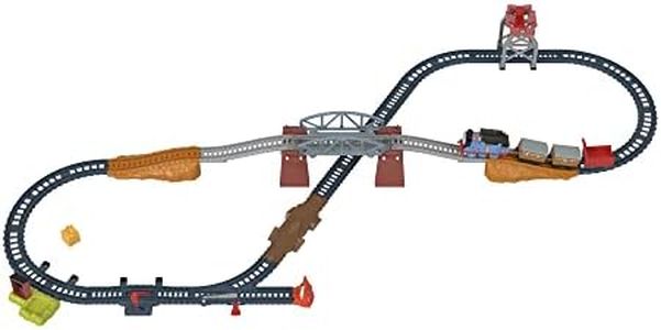 ​Fisher-Price Thomas & Friends 3-in-1 Package Pickup Train Set with motorized Thomas for preschoolers ages 3 years and older