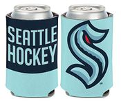 WinCraft NHL Seattle Kraken Hockey Can Cooler 1-Pack 12 oz. (Foldable, 2-Sided Design)