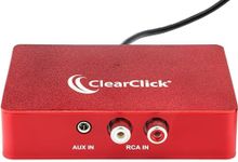 ClearClick Audio to USB 2.0 (Second Generation) - Audio Capture & Live Streaming Device - Input 1/8" 3.5mm Aux AV RCA Audio & Music - USB-C Plug & Play