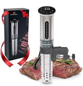 KitchenBoss Sous Vide Cooker Ultra-Quiet Immersion-Circulator: Stainless Steel | G310 Silver Machine Brushless DC Motor |1100 Watts | IPX7 Waterproof
