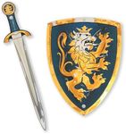 Liontouch 107LT Medieval Noble Knight Play Set for Kids, Blue | Toy Sword & Shield in Foam