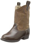 Baby Deer Pointed Toe Western Boot, Brown, 10 UK Child