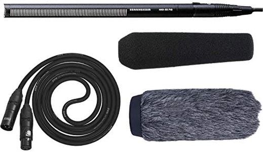 Sennheiser MKH 416-P48 Video, Cinema and Broadcasting Shotgun Microphone Complete Kit with LyxPro XLR Cable & Windscreen Bundle