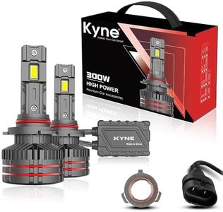 KYNE 300W High Power Premium LED Headlights Bulb –9006 6000K Cool White, 30,000 Lumens Ultra-Bright, IP65 Waterproof with 3 YEAR WARRANTY (3 Year Warranty, 9006)