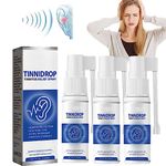 Luhaka - Tinnidrop Tinnitus Relief Spray, Tinnitus Relief Spray Relieves Tinnitus, Ear Back, Ear Discomfort, Earwax Cleaning Care Spray, Ear Ringing Relief, Tinnitus Treatment (3pcs)