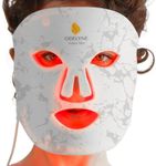 ODELYNE® Adara Skin LED Face Mask Red, Light Therapy Skincare Treatment, Near-infrared 850 Red Light, Anti-Aging and Firmness, Targets Fine Lines, Wrinkles & Redness, Portable and Rechargeable