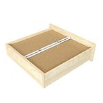 FRMSAET Drawer Repair Kit - Used to Reinforce and Repair Wooden/MDF/Chipboard Drawers Cabinet Reinforcement Heavy Duty Steel Hardware Furniture Accessories Brackets - Includes Screws (4 Pack)