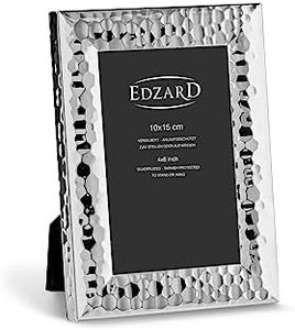 Edzard portafoto Gubbio per Foto 10x15 cm, Argento pregiato Placcato, antiossidante